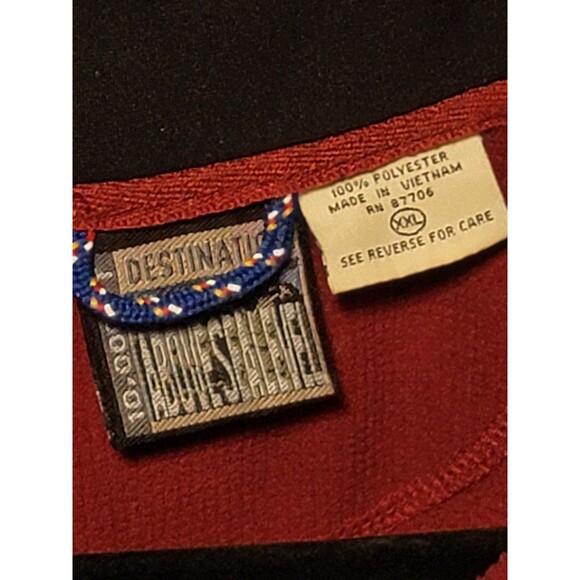 10,000ft Above Sea Level 1/4 Zip Pullover Vintage - Picture 2 of 3